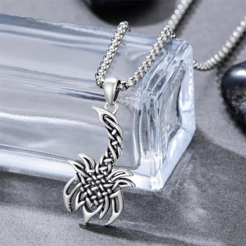 Sterling Silver  Eagle Elephant Fox Octopus Trident  Pig Raven Scorpion Pendant Necklace