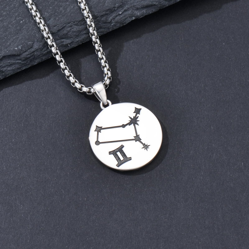 Sterling Silver Constellation Celestial Pendant Necklace Astrology Jewelry Birthday Gifts Christmas