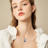 Sterling Silver Personalized Birthstone Class Necklaces High School, College University Pendant Necklace