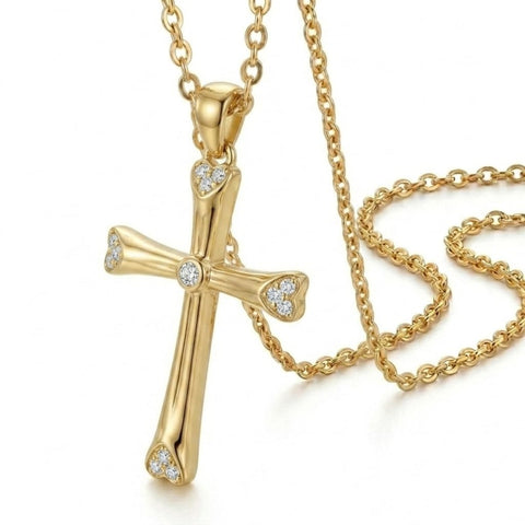 14K Gold Plated Cross Necklaces for Women Faith Jewelry for  Anniversary Christmas Birthday Mother's Day