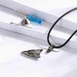 Sterling Silver Arrow Celtic Knot Cross Wolf Urn Necklace for Ashes