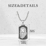 Sterling Silver Tiger Eagle Lion Dragon Phoenix Necklace for Men Animal Jewelry Gifts for Chrismas Birthday
