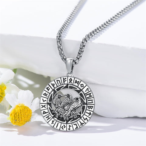 Sterling Silver  Eagle Elephant Fox Octopus Trident  Pig Raven Scorpion Pendant Necklace