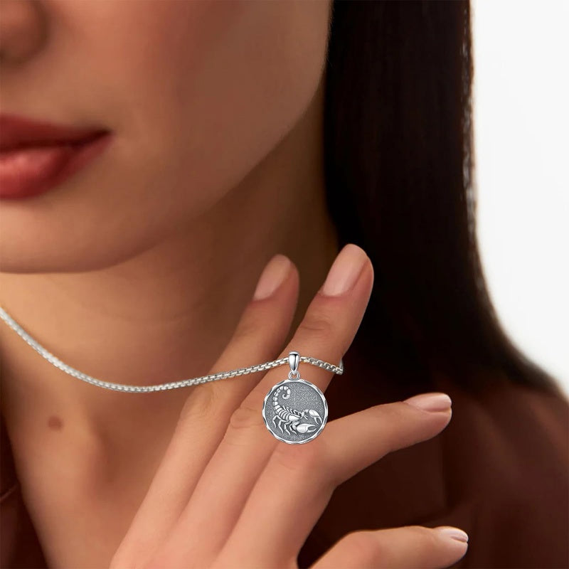 Sterling Silver Constellation Celestial Pendant Necklace Astrology Jewelry Birthday Gifts Christmas