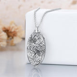 Sterling Silver Butterfly Urn Necklace For Ashes