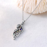 Sterling Silver Bald Eagle Dove Koi Fish Horse Pendant Necklace