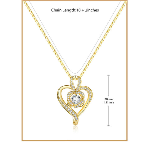 Sterling Silver Round Birthstone Necklace for Women