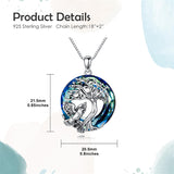 Sterling Silver Crystal Tree of Life Cardinal  Cat Hummingbird Dog Dragonfly Eagle Pendant Necklace