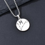 Sterling Silver Constellation Celestial Pendant Necklace Astrology Jewelry Birthday Gifts Christmas