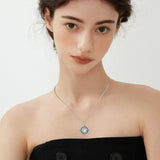 14K Gold Plated Turquoise Cross Pendant Necklace Western Jewelry for Women