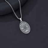 Sterling Silver Deer Bass Fish Wild Duck Fish Hook Pendant Necklace Hunting Jewelry Gifts for Men