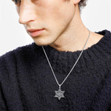 Sterling Silver Crown Jesus Fish Celtic Knot Chai  Lion Star of David Pendant Necklace