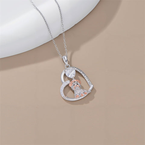 Sterling Silver 12 Month Birthstone Yorkshire Pendant Necklace