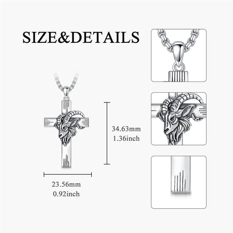 Sterling Silver 12 Constellation Cross Pendant Necklace