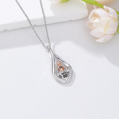 Sterling Silver Tree of Life Father Daughter Sister Pendant Necklace for Women Christmas Gift