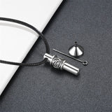 Sterling Silver Arrow Celtic Knot Cross Wolf Urn Necklace for Ashes