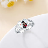Sterling Silver 10K 14K 18K Gold Personalized Photo High School College Graduation Ring
