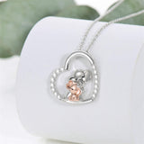 Sterling Silver Elephant Pendant Necklace