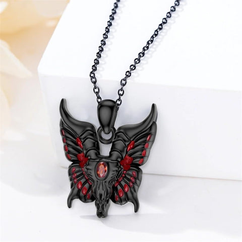 Sterling Silver Cubic Zirconia Butterfly Pendant Necklace