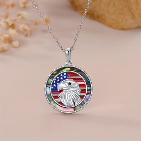 Sterling Silver Bald Eagle Dove Koi Fish Horse Pendant Necklace