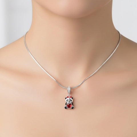Sterling Silver Lion Red Panda Fox Bear Capybara Charm Beads Christmas Birthday Gift