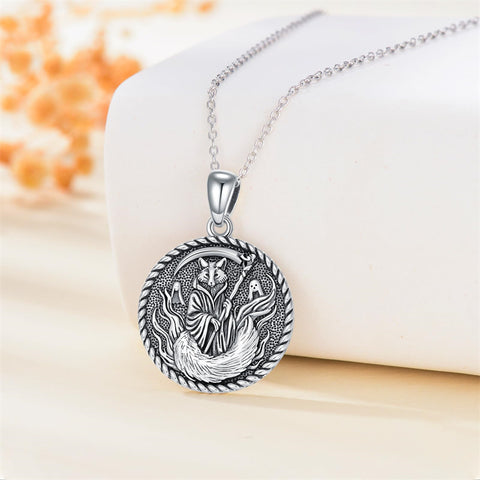Sterling Silver  Eagle Elephant Fox Octopus Trident  Pig Raven Scorpion Pendant Necklace