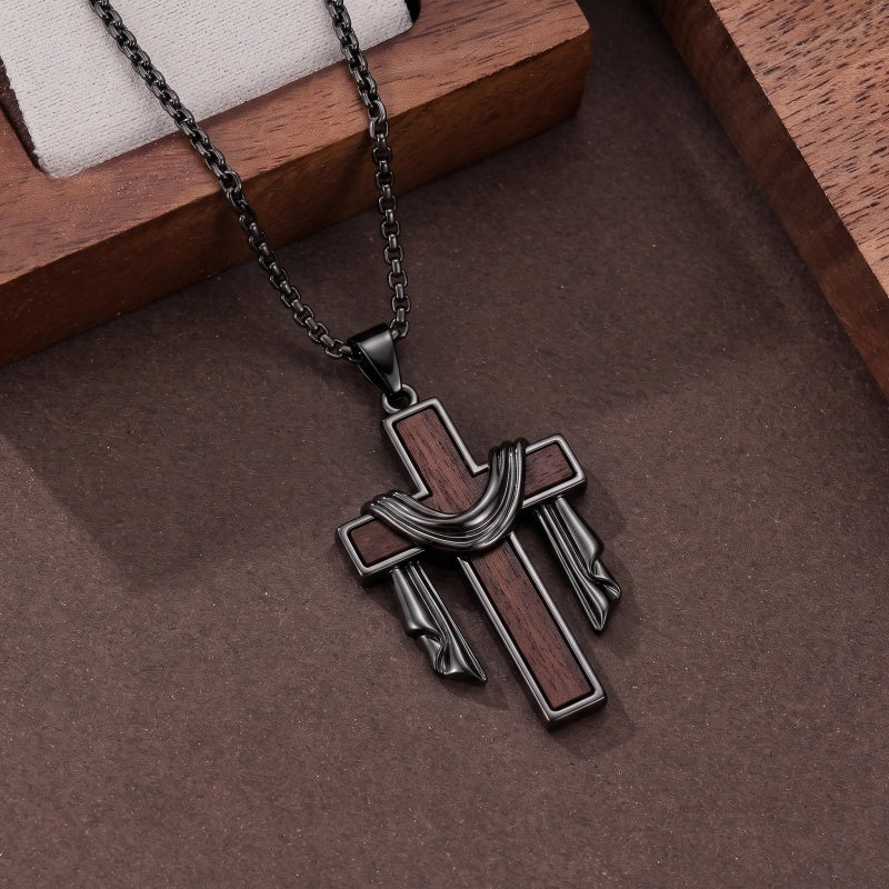 Sterling Silver Cross Pendant Necklace Christian Religious Jewelry Gifts for Anniversary