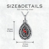 Sterling Silver Bumble Bee  Butterfly Cardinal Cross Dragonfly Hummingbird Paw Print Urn Necklace for Ashes