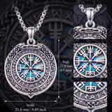 Sterling Silver Peace Sign Coexist Peace Symbol Pirate Tree of Life Thor's Hammer Wolf Raven Viking Series Necklace
