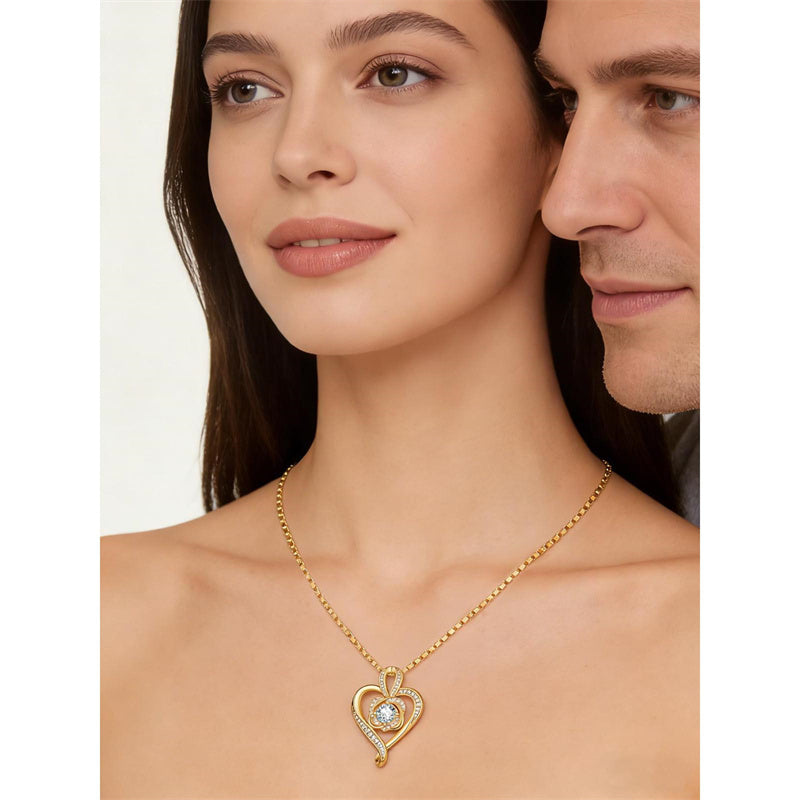 Sterling Silver Round Birthstone Necklace for Women