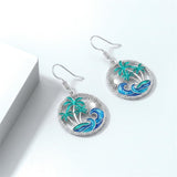 Sterling Silver Dolphin Dangle Earrings