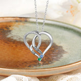 Sterling Silver Personalized  Engraved 2-6 Names Family Pendant Necklace