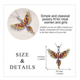 Sterling Silver Phoenix Pendant Necklace