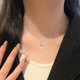 Sterling Silver  Opal Personalized Engraved Bar Pet  Butterfly Dragonfly Tree of Life  Urn Necklace for Ashes