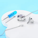 Sterling Silver Heart Urn Bracelet for Ashes Memorial Keepsake Jewelry Gifts for Women