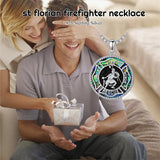 Sterling Silver Crown of Thorns Jesus St Benedict St Michael Pendant Necklace