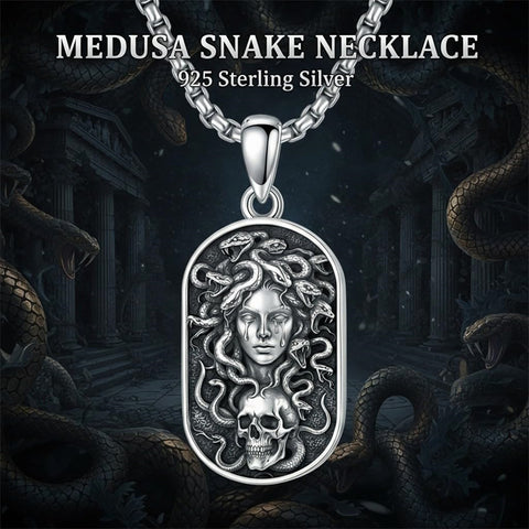 Sterling Silver Memento Mori Tree of Life Anubis Pendant Viking Amulet   Protection Pendant Necklace Egyptian Jewelry