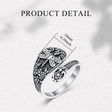 Sterling Silver Oxidized Dragonfly Butterfly Hummingbird Sea Turtle Anchor Cross Tree of Life Sunflower Spoon Ring