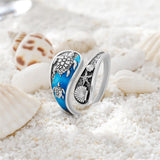 Sterling Silver Oxidized Dragonfly Butterfly Hummingbird Sea Turtle Anchor CrossTree of Life Sunflower Spoon Ring