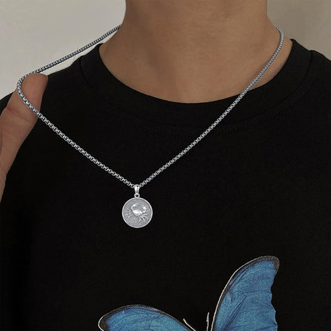 Sterling Silver Constellation Celestial Pendant Necklace Astrology Jewelry Birthday Gifts Christmas
