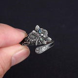 Sterling Silver Oxidized Dragonfly Butterfly Hummingbird Sea Turtle Anchor CrossTree of Life Sunflower Spoon Ring