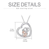 Sterling Silver Elephant Pendant Necklace