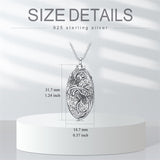 Sterling Silver Butterfly Urn Necklace For Ashes