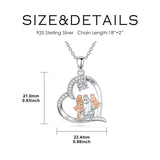 Sterling Silver Tree of Life Father Daughter Sister Pendant Necklace for Women Christmas Gift