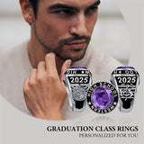 Sterling Silver Personalized  Engraved 2025 Class Ring