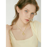 Heart Initial A-Z Pendant Necklace for 14K Gold Plated Women Initials Jewelry Gifts