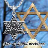 Sterling Silver Crown Jesus Fish Celtic Knot Chai  Lion Star of David Pendant Necklace