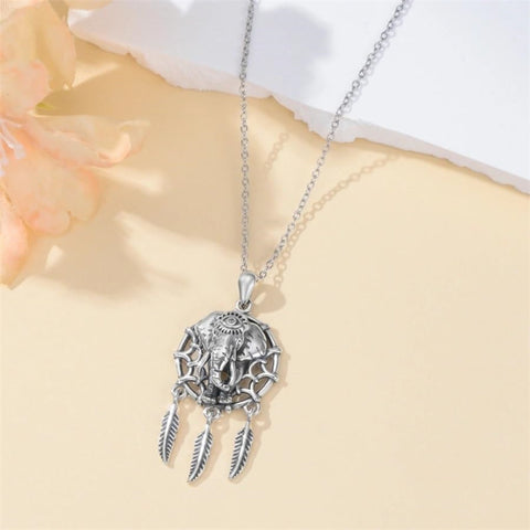 Sterling Silver  Eagle Elephant Fox Octopus Trident  Pig Raven Scorpion Pendant Necklace