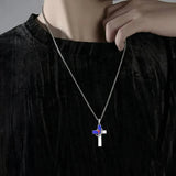 Sterling Silver Cross Pendant Necklace Christian Religious Jewelry Gifts for Anniversary