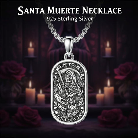 Sterling Silver Memento Mori Tree of Life Anubis Pendant Viking Amulet   Protection Pendant Necklace Egyptian Jewelry